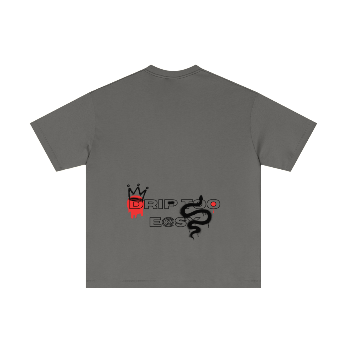 180GSM Men's Lightweight T-shirt Dark gray