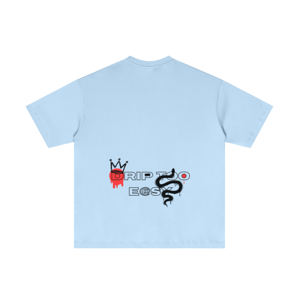 180GSM Men's Lightweight T-shirt Light blue