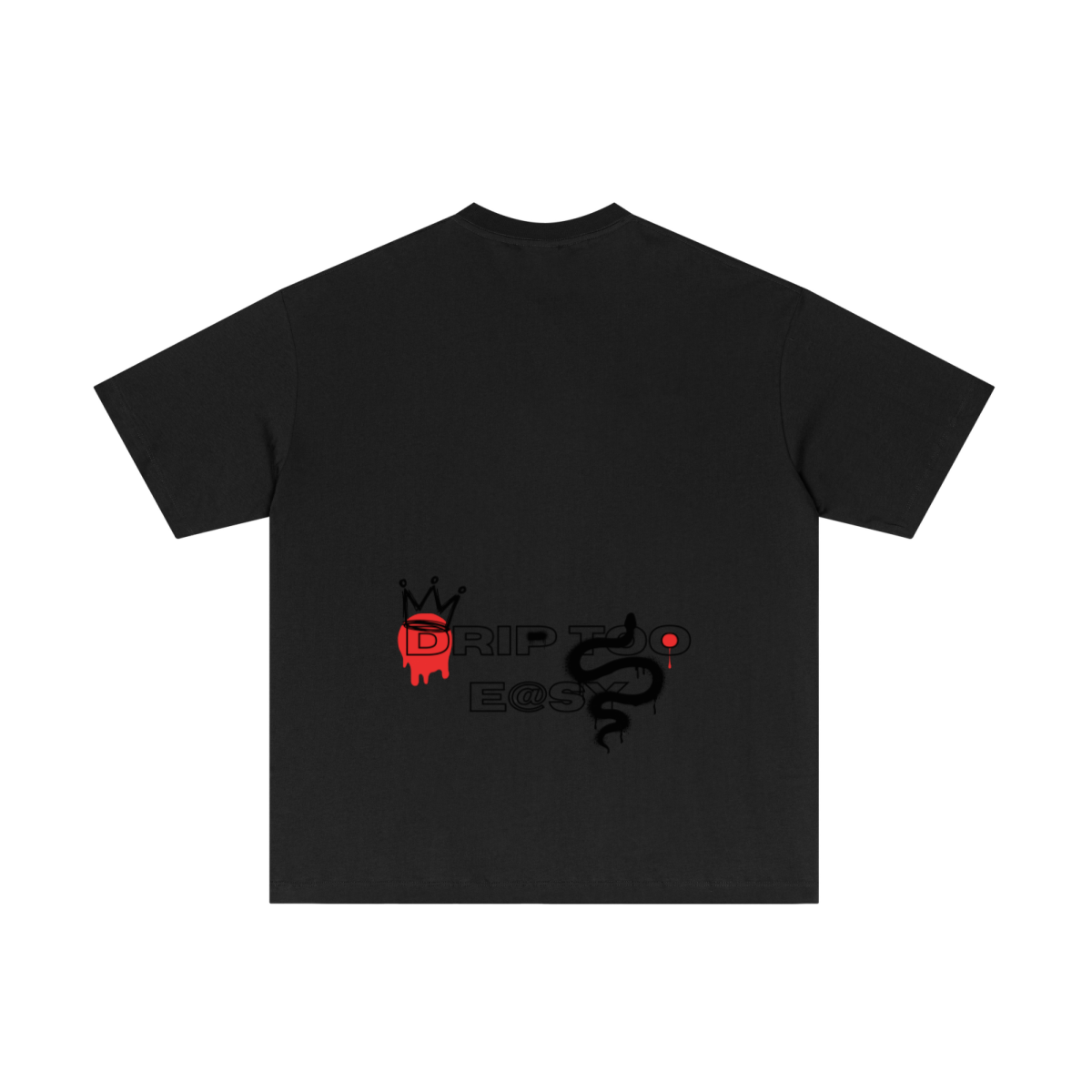 180GSM Men's Lightweight T-shirt Black