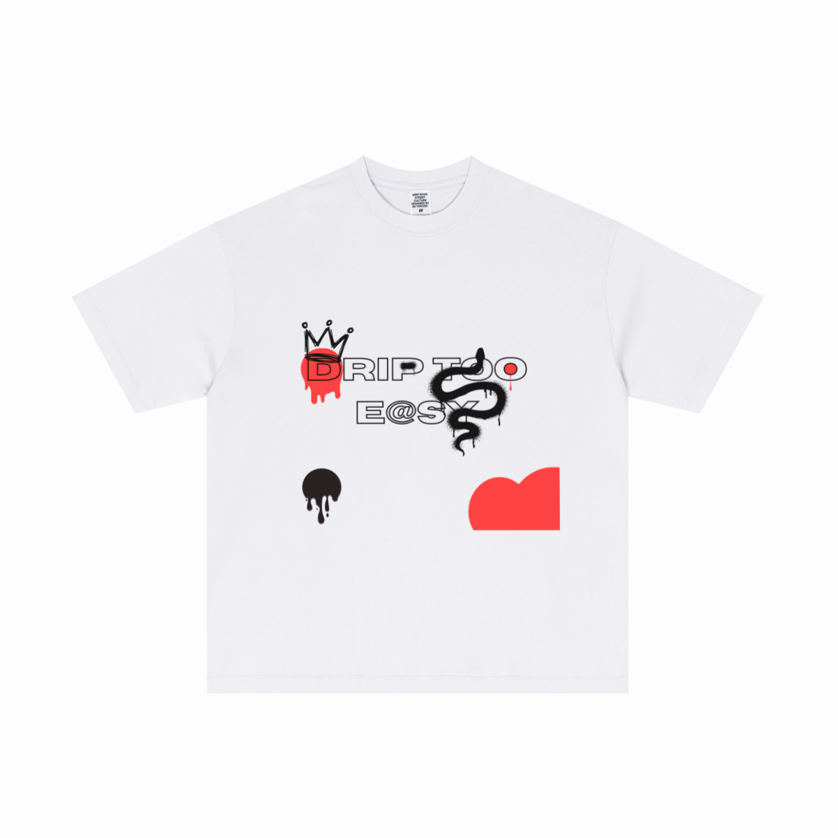 180GSM Men's Lightweight T-shirt  White