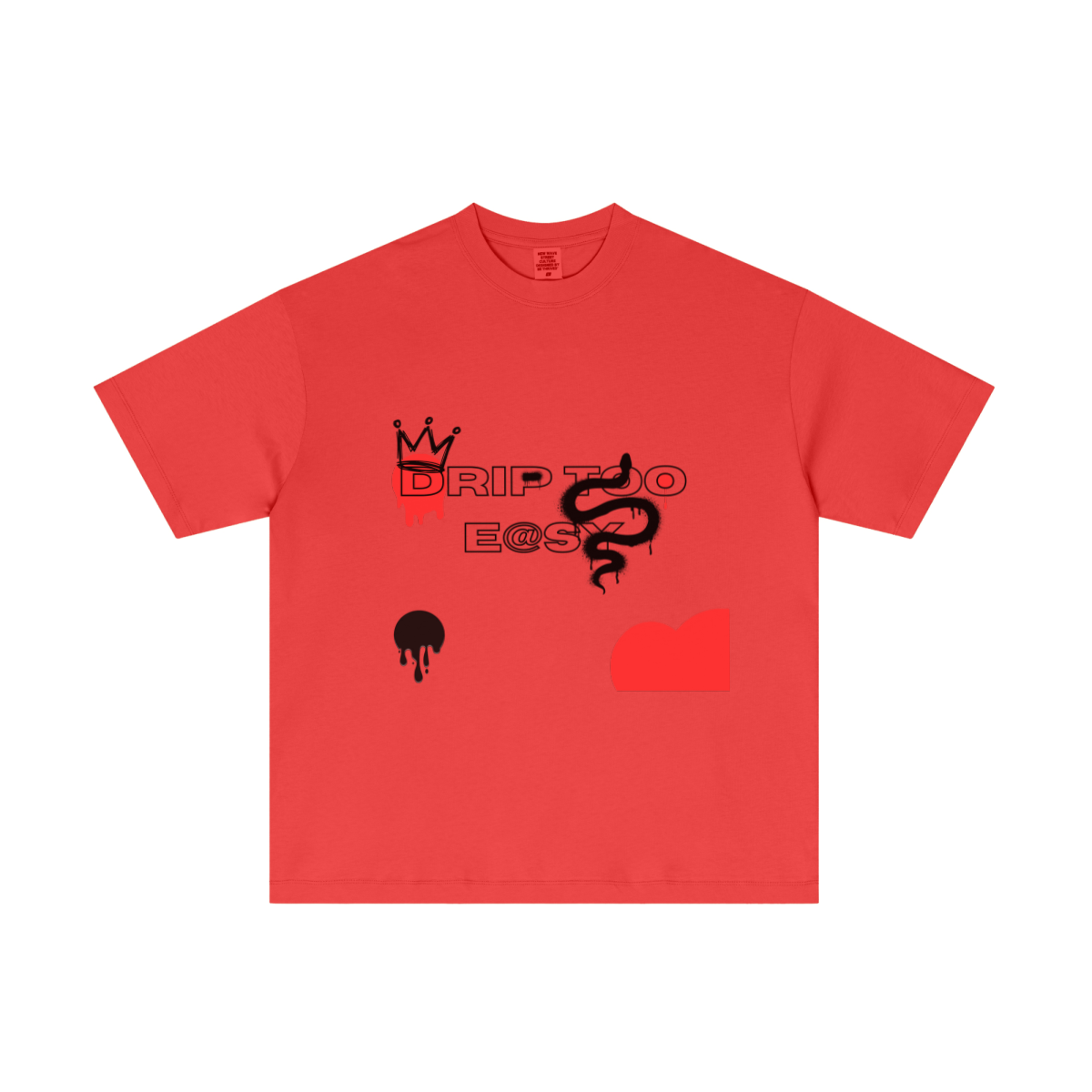 180GSM Men's Lightweight T-shirt Red