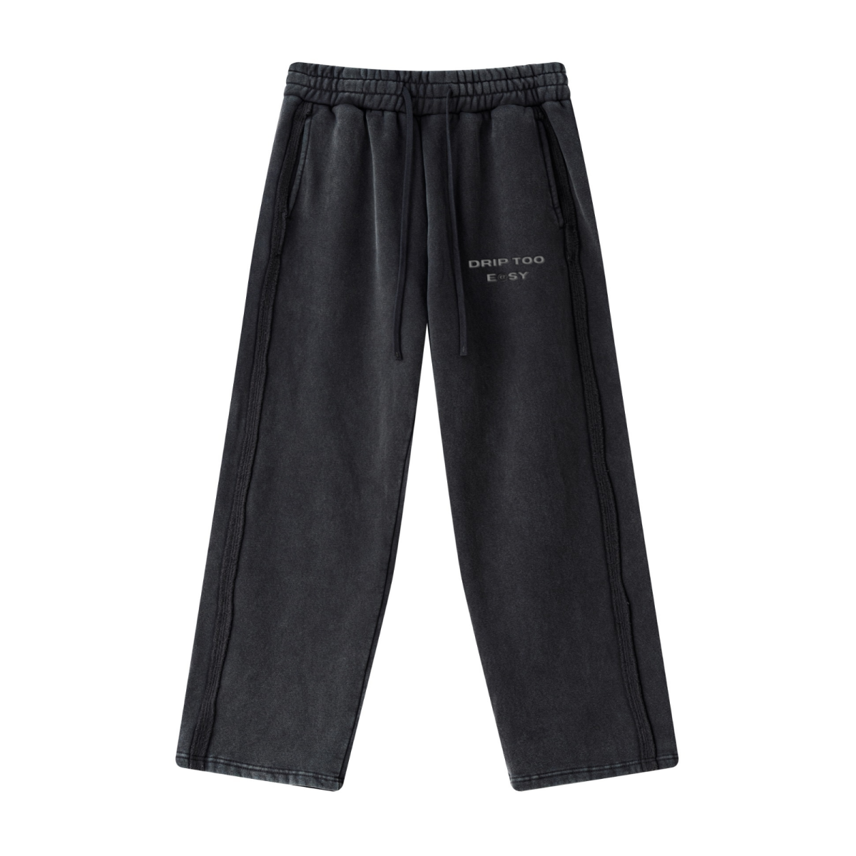 360GSM Men’s Lightweight Barrel Sweatpants Snow Wash Grey