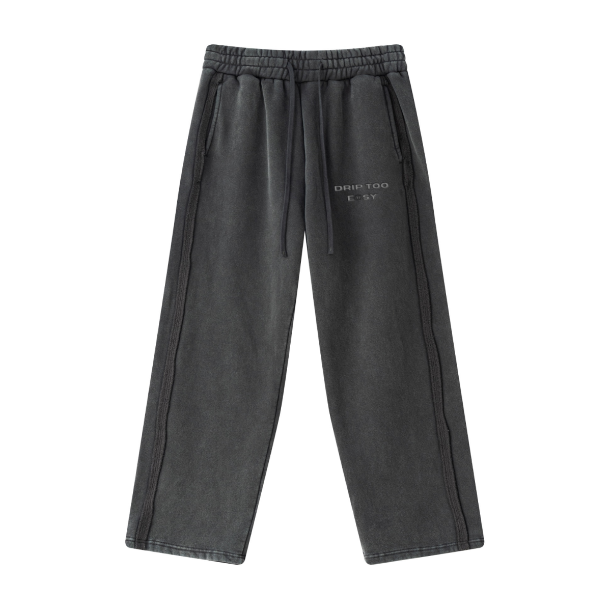 360GSM Men’s Lightweight Barrel Sweatpants Dark Grey