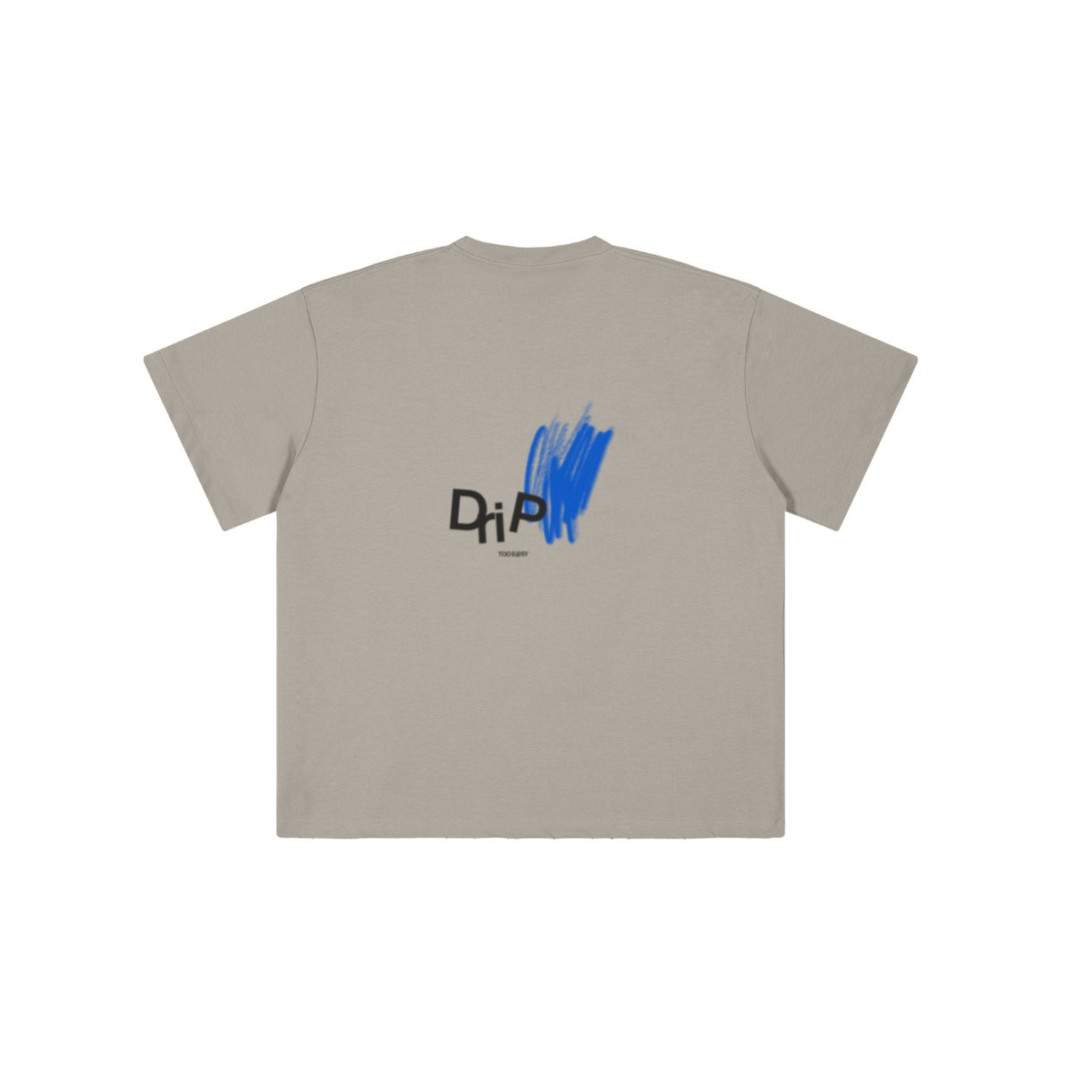 230GSM Unisex Raw-Hem Cooling Sports T-shirt Grey Brown
