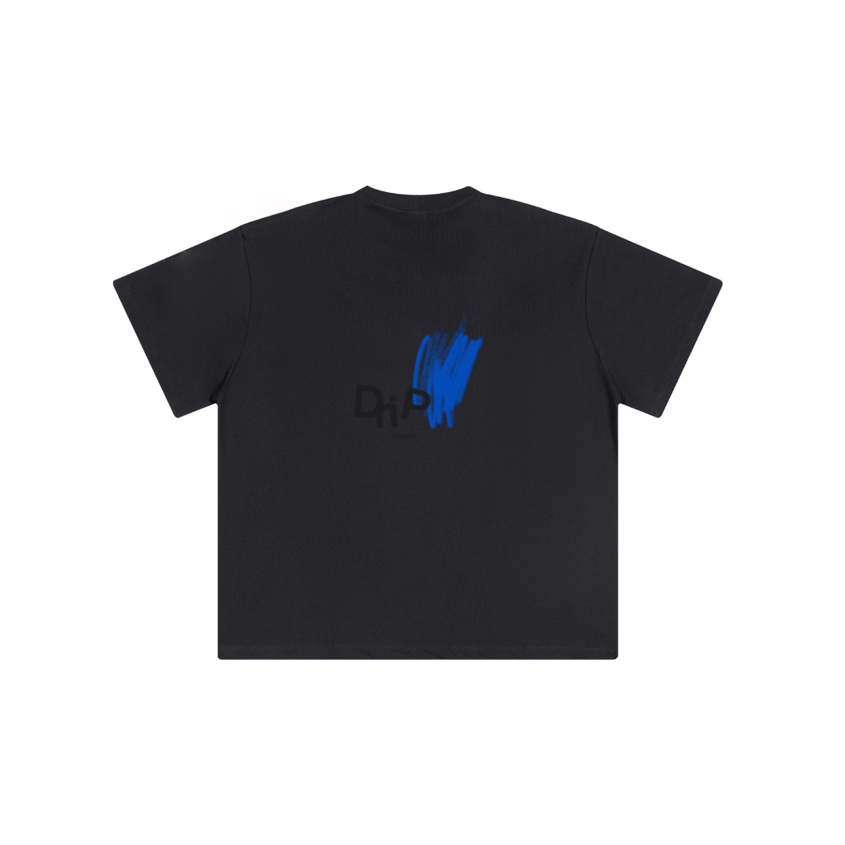 230GSM Unisex Raw-Hem Cooling Sports T-shirt Metallic Black