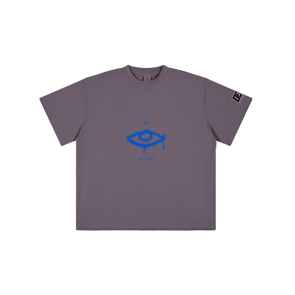 230GSM Unisex Raw-Hem Cooling Sports T-shirt Raspberry Purple
